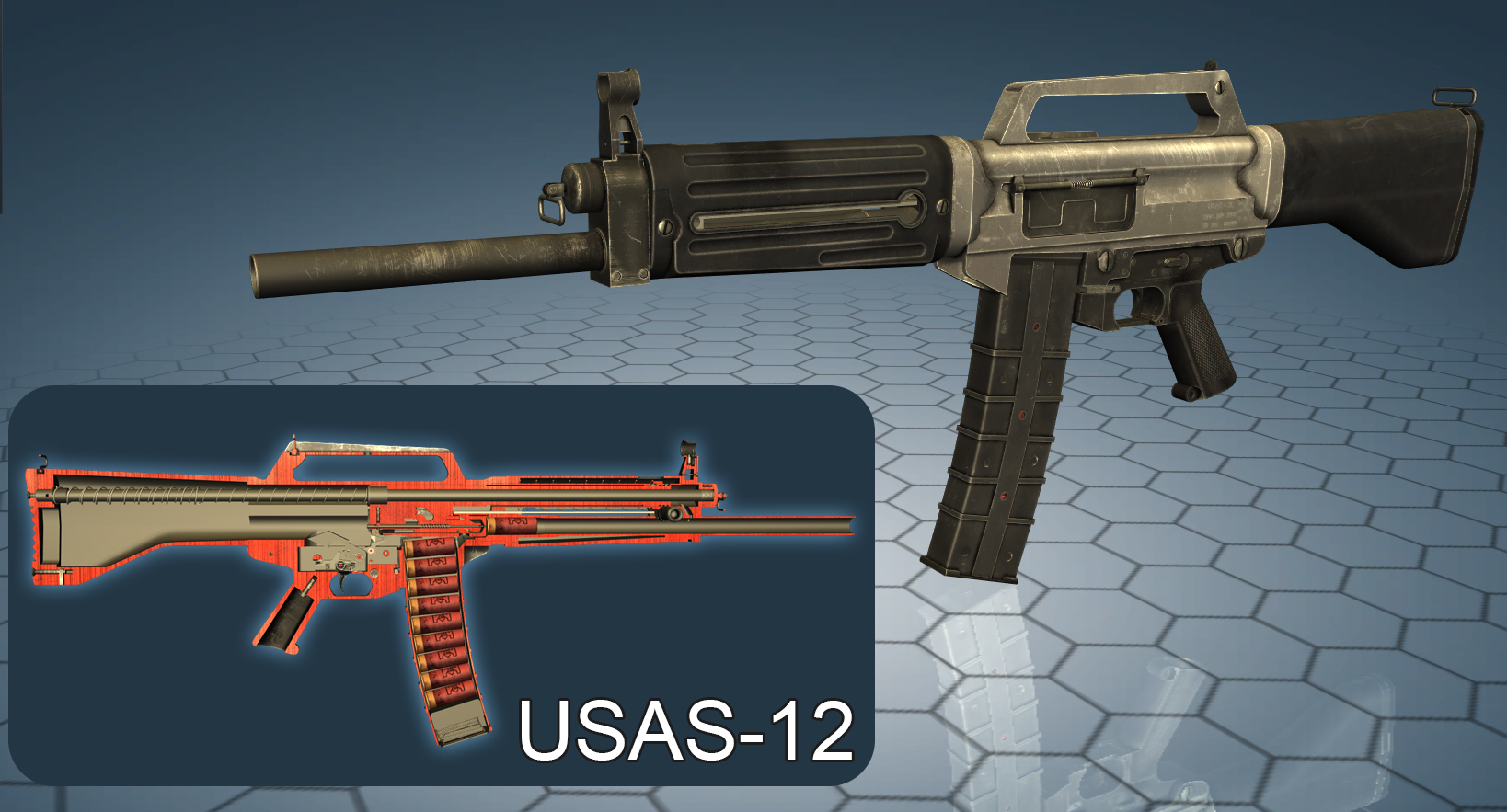 Usas 12 Full Auto Shotgun Has Been Updated World Of Guns Gun Disassembly